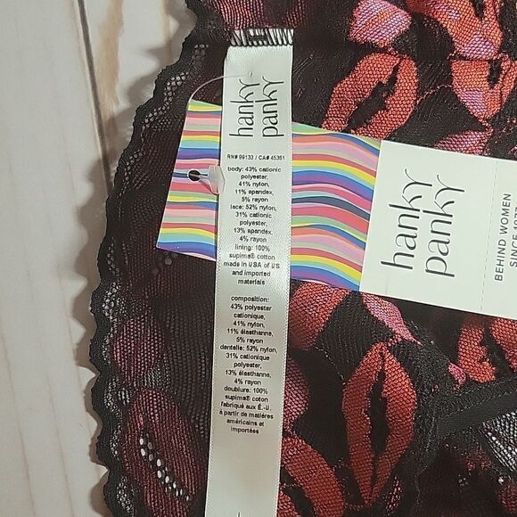 HANKY PANKY Kissing Vkini Panties NWT Large - Picture 6 of 8